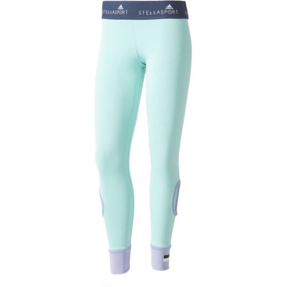 STELLASPORT x Adidas AZ7774 Cutout Tights - Radiant Aqua / Dust Purple ( S )